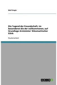 Die Tugend der Freundschaft, im besonderen die der vollkommenen, auf Grundlage Aristoteles' Nikomachischer Ethik