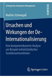 Ursachen Und Wirkungen Der De-Internationalisierung