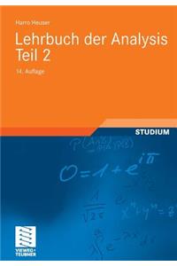 Lehrbuch der Analysis. Teil 2