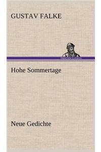 Hohe Sommertage