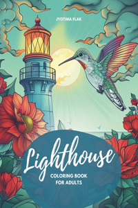 Lighthouse coloring book for adults