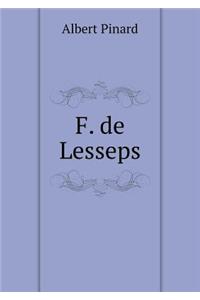F. de Lesseps