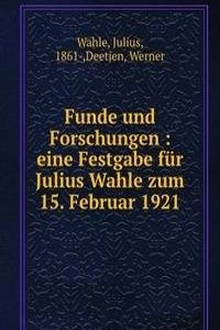 Funde und Forschungen