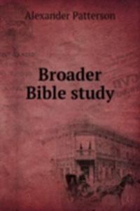 Broader Bible study