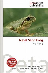 Natal Sand Frog