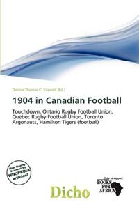 1904 in Canadian Football