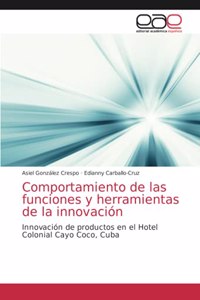 Comportamiento de las funciones y herramientas de la innovación