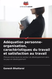 Adéquation personne-organisation, caractéristiques du travail et satisfaction au travail