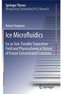 Ice Microfluidics