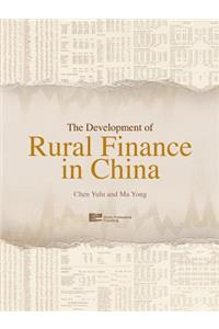 Development of Rural Finance in China
