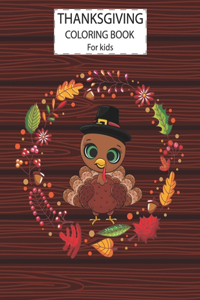 Thanksgiving Coloring Book For Kids
