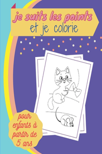 je suits les points et je colorie pour enfants à partir de 5 ans