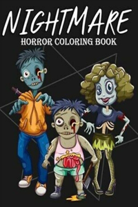 Nightmare Horror Coloring Book