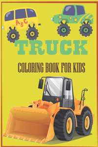 Truck Coloring Book for Kids