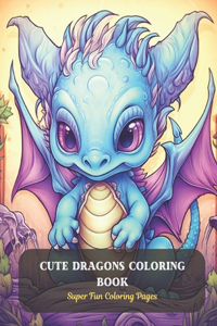 Cute Dragons Coloring Book