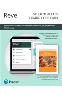Revel for Introduction to Behavioral Research Methods -- Combo Access Card