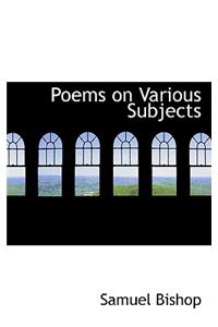 Poems on Various Subjects