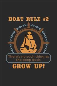 Boat Rule #2 No Such Thing as the Poop Deck. Grow Up!