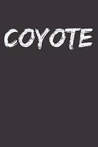 COYOTE Notebook Journal