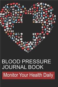 Blood Pressure Journal Book