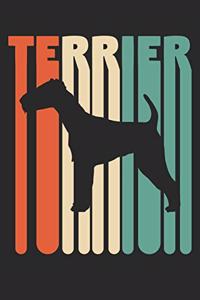 Terrier Journal - Vintage Terrier Notebook - Gift for Terrier Lovers