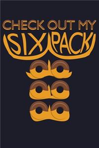 Check Out My Six Pack: Blank Cookbook Journal to Write in Recipes and Notes to Create Your Own Family Favorite Collected Culinary Recipes and Meals