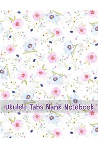 Ukulele Tabs Blank Notebook