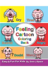 Feeling Cartoon Coloring Book