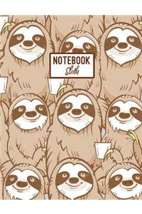 Sloth Notebook