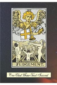 Judgement One Card Draw Tarot Journal