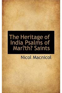 The Heritage of India Psalms of Marth Saints
