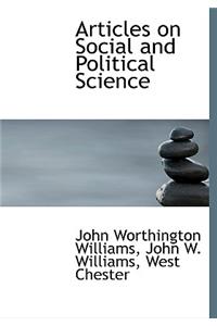 Articles on Social and Political Science