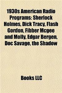 1930s American Radio Programs