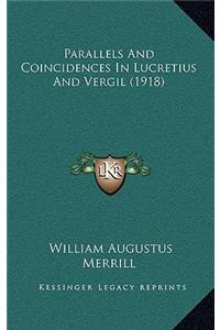 Parallels And Coincidences In Lucretius And Vergil (1918)