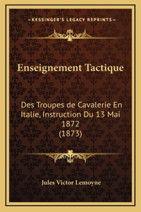 Enseignement Tactique