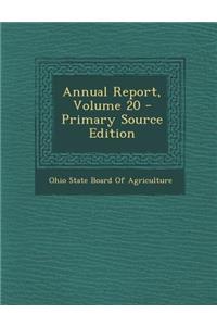 Annual Report, Volume 20