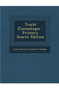Traite D'Acoustique