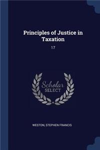 Principles of Justice in Taxation