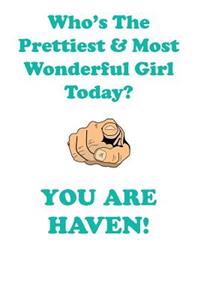 Haven Is the Prettiest Affirmations Workbook Positive Affirmations Workbook Includes: Mentoring Questions, Guidance, Supporting You