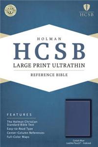 Large Print Ultrathin Reference Bible-HCSB