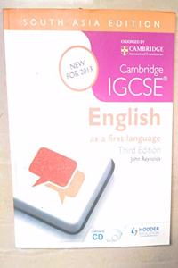 Cambridge IGCSE English as a First Language, 3/e + CD (SAE)