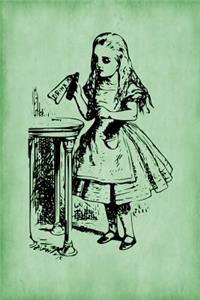 Alice in Wonderland Journal - Drink Me (Green)