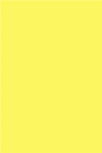 Icterine Yellow Color Journal Simple Plain All Icterine Yellow