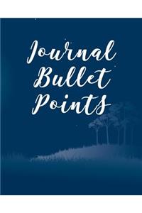 Journal Bullet Points: Dot Grid Journal Notebook