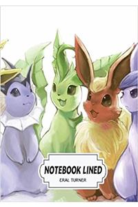 Eeveelutions Notebook: Notebook / Journal / Diary; Lined Pages