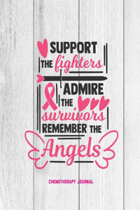 Support The Fighters Admire The Survivors Remember The Angels, Breast Cancer Chemotherapy Journal
