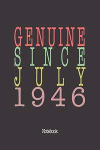 Genuine Since July 1946