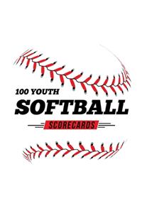 100 Youth Softball Scorecards