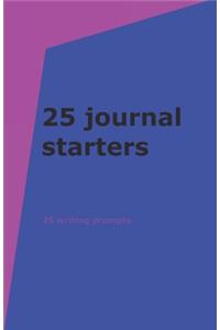 25 diary starters