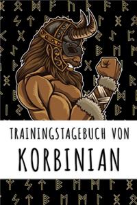 Trainingstagebuch von Korbinian